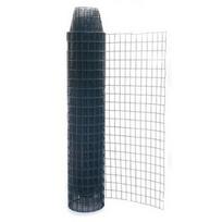 Tvoros tinklas, virintas, PVC, žalios sp., 100 x 75 x 2,2 mm x 1,0 x 25 m