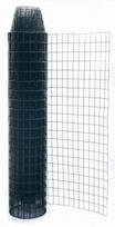 Tvoros tinklas, virintas, PVC, žalios sp., 100 x 75 x 2,2 mm x 0,6 x 25 m