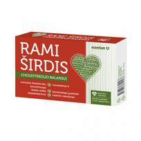  RAMI ŠIRDIS cholesterolio balansui, 30 kapsulių