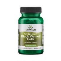  SWANSON BLACK WALNUT HULLS, 60 kapsulių