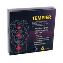  TEMPIER 500 mg/30 mg/15 mg milteliai geriamajam tirpalui, milteliai geriamajam tirpalui, N6