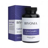  BIYOMA maisto papildas geresniam miegui ir greitesniam užmigimui CALM COMPLEX, 60 Kapsulės