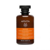  APIVITA žvilgesio suteikiantis šampūnas, citrusinių vaisių kvapas, 250 ml