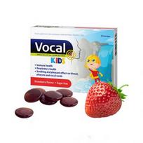  VOCAL KIDS, braškių skonio, 24 Pastilės