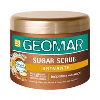  GEOMAR kūno šveitiklis SUGAR DRENANTE, 600 g