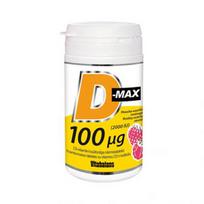 D-MAX 100 MG, 90 kramtomųjų tablečių
