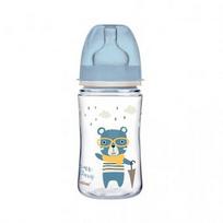  CANPOL BABIES buteliukas plačiu kakleliu ANTI-COLIC EASY START, nuo 4 mėn., 1 vnt., 240 ml