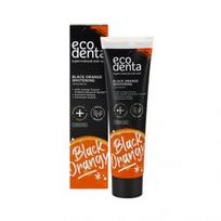  ECODENTA juoda balinamoji dantų pasta, apelsinų skonio, 100 ml
