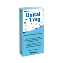  UNITAL, 1 mg, 50 plėvele dengtų tablečių