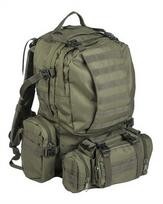 Karinė kuprinė MIL-TEC Assembly, 36l - tamsiai žalia