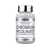  SCITEC CHROMIUM PICOLINATE, 100 tablečių