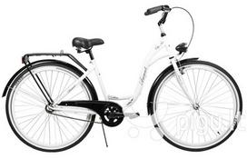 azimut - Miesto dviratis AZIMUT City Lux 28" 2021, baltas - 1 nuotrauka