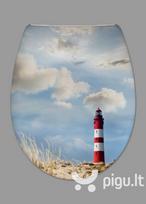 Cedo tualeto dangtis su lėtu nusileidimu Carolina Beach Lighthouse SC Eco