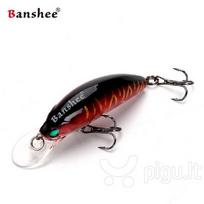 Vobleris Banshee Crankbait 45mm 4.7g GO-CM001, juodas/raudonas