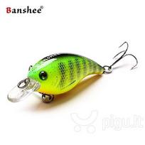 Vobleris Banshee Crankbait Bass 60mm 10g VC01 Bitter Lime Perch, Plūdrus
