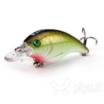 Vobleris Banshee Crankbait Bass 60mm 10g VC01 Golden Spot Ayu, Plūdrus