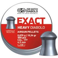 Kulkelės JSB EXACT HEAVY DIABOLO 4,52 mm, 500 vnt.