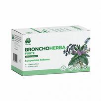 zoleliu -  ŠVF žolelių arbata BRONCHOHERBA FORTE, 20 vnt., 1.5 g - 1 nuotrauka