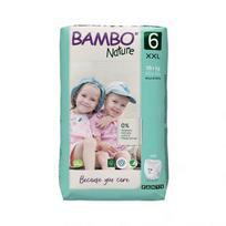  BAMBO ekologiškos sauskelnės-kelnaitės NATURE 6, 18+ kg, 18 vnt.