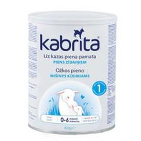 KABRITA 1 ožkos pieno mišinys, 0–6 mėn., 800 g