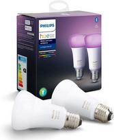 philips hue e27 - Philips Hue 2-pack E27 9W RGB - 1 nuotrauka