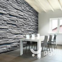 Fototapetas - Grey stone wall