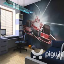 Fototapetas - Speed and dynamics of Formula 1