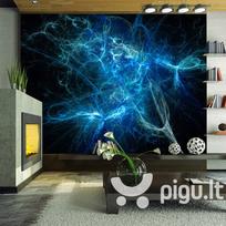 Fototapetas - Blue lightning bolts