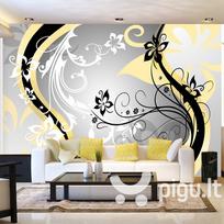 Fototapetas - Art-flowers (yellow)