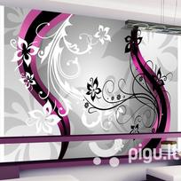Fototapetas - Art-flowers (pink)