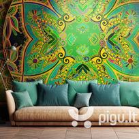 Fototapetas - Mandala: Emerald Fantasy