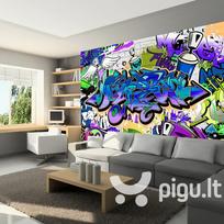 Fototapetas - Graffiti: violet theme
