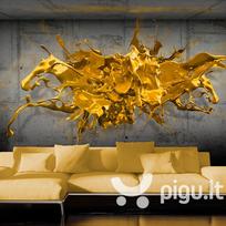 Fototapetas - Yellow Splash