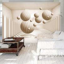 Fototapetas - Beige Balls