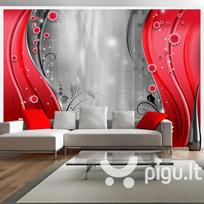 Fototapetas - Behind the curtain of red