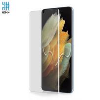 s21 ultra apsauginis stiklas - Riff "Full Screen Nano Glue Tempered Glass UV Lamp Galaxy S21 Ultra 5G" - 1 nuotrauka