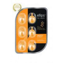 tepami vitaminai plaukams - Tepami vitaminai intensyviam plaukų drėgmės atstatymui su keratinu ELLIPS Smooth & Silky Pro Keratin - 1 nuotrauka