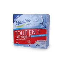 Etamine Du Lys Nature indų plovimo tabletės indaplovėms “Viskas viename” 30 vnt. (480 g)