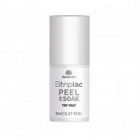 uv geliniai lakai - Viršutinis gelinis sluoksnis Alessandro  Striplac Peel or Soak Top Coat 8ml - 1 nuotrauka
