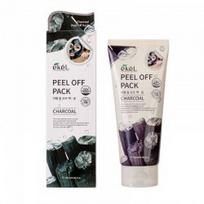 Valomoji nulupama veido kaukė su aktyvinta anglimi Ekel Peel Off Pack Charcoal 180ml