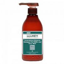 Šampūnas neutralizuojantis nepageidajamą geltonumą Saryna KEY Silver Shampoo