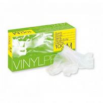 Vienkartinės baltos vinilinės pirštinės VINYLPro Powder Freei M dydžio 100 vnt.