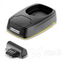 karcher baterija - Karcher krovimo stotelė + baterija 2.633-116.0 skirta WV 5 Premium, WV 5 Plus baterijai - 1 nuotrauka