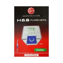 Dulkių maišeliai Hoover H68 PureHepa, 4 vnt.
