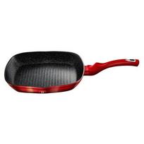 GRILIAUS KEPTUVĖ GRANITINĖ 28cm BERLINGER HAUS Raudonas METALLIC LINE BH-1271