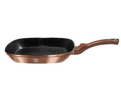 Granitinė keptuvė 28 cm BERLINGER HAUS BH-1889 ROSE GOLD NOIR