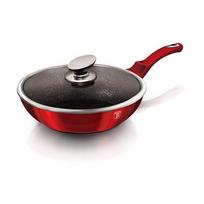 WOK GRANITINĖ KEPTUVĖ 28cm BERLINGER HAUS BURGUNDY BH-1265