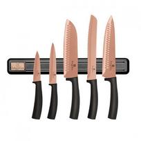 5 peilių su magnetine juostele rinkinys BERLINGER HAUS BH-2614 ROSE GOLD
