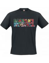 MARVEL Logo juodi marškinėliai  - L dydis