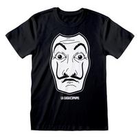 La Casa De Papel - Black Mask marškinėliai | L Dydis